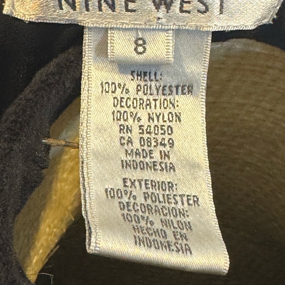 Nine West Black Lace Blouse long sleeve - Picture 5 of 13